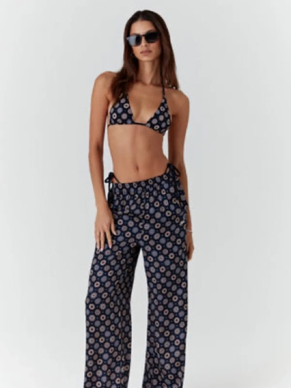 Kith Navy Printed medallion Two-Piece Lounge Set